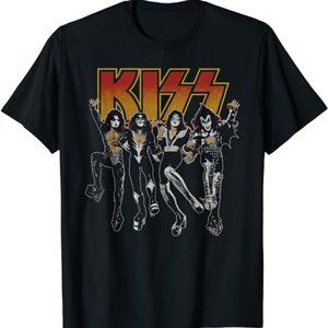 KISS Band Rock - Destroyer Cartoon T-Shirt